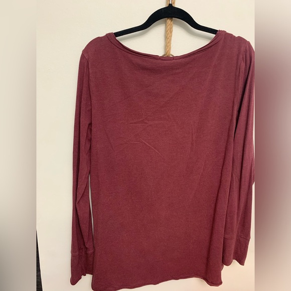 Dylan maroon long sleeve sweater - Picture 5 of 5